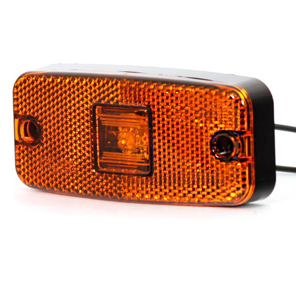 24V 24LED Doppel Brenner Stil Weiß Vorne Marker Lampe Licht X2 Retro Für Lkw eBa
