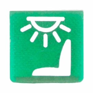 symbool-bestuurdersstoelverlichting-groen