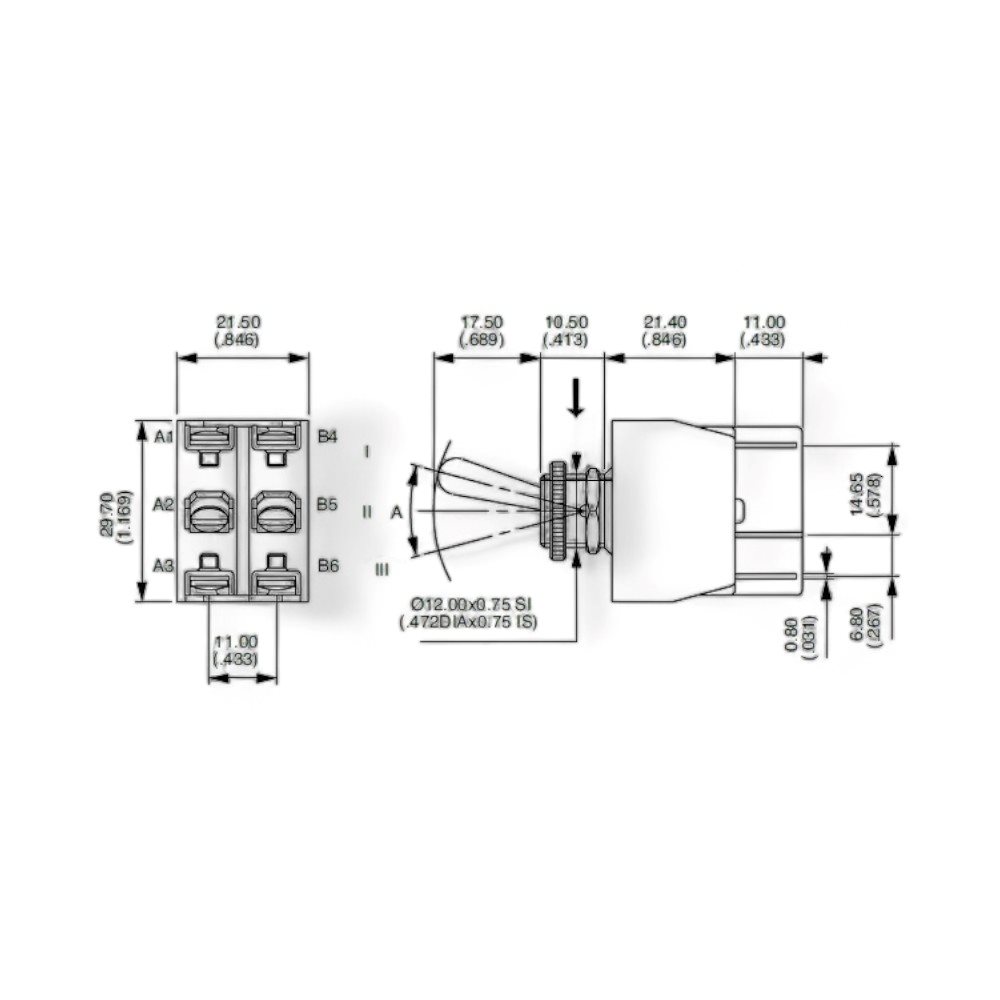 PV Schakelaarkast 720x540x205- 250A 4P ALU Links met Nul aansluiting AC Schakelaar Etepro