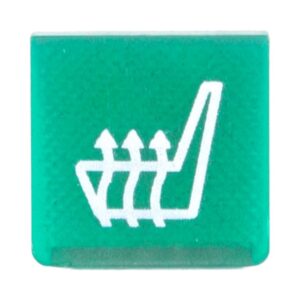 Symbool Stoelverwarming Groen