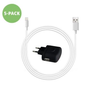 5-Pack Iphone Laadsnoer 1M