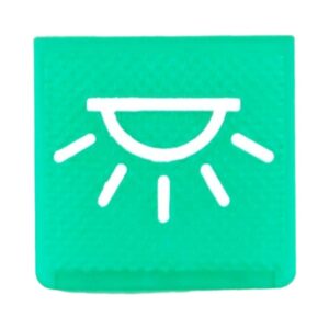 Symbool Binnenverlichting Groen